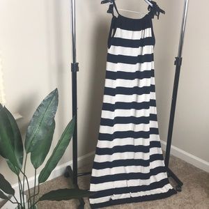 Blue and white stripped dress...
